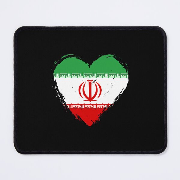 Item preview, Distressed Iran Flag Heart IR designed and sold by shitpostee.