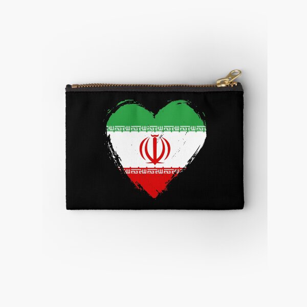 Item preview, Distressed Iran Flag Heart IR designed and sold by shitpostee.