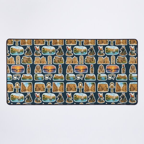 Item preview, Ancient Egypt Heritage Sticker Collage | Egyptian Temples, Gods & Nile designed and sold by Yasmine Mohammed.