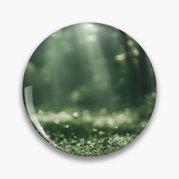 Item preview, Misty Green Forest Floor Wildflowers in Morning Light designed and sold by Nine Lives Studio.
