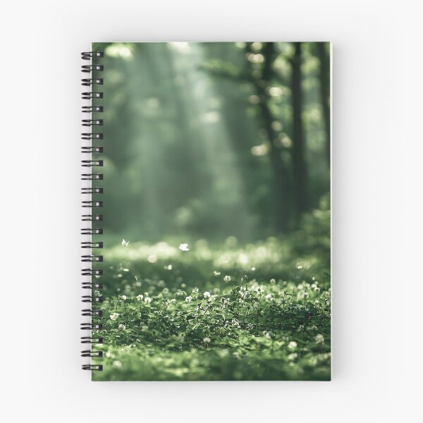 Item preview, Misty Green Forest Floor Wildflowers in Morning Light designed and sold by Nine Lives Studio.