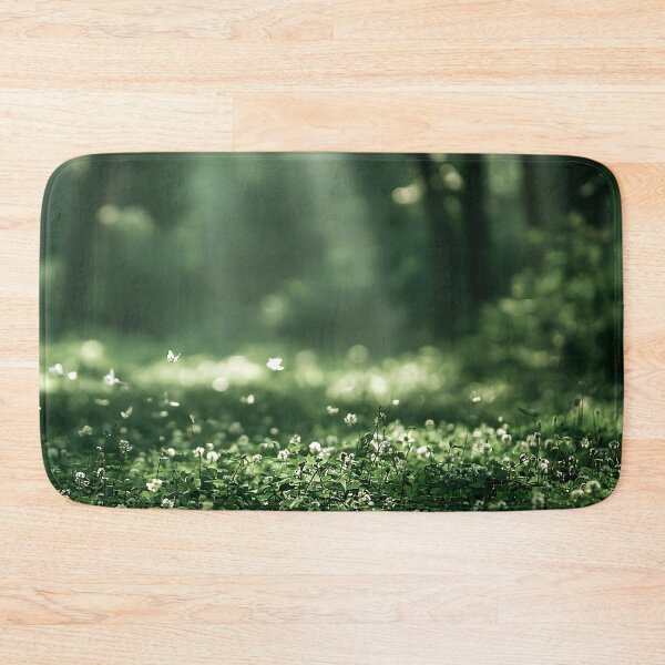 Item preview, Misty Green Forest Floor Wildflowers in Morning Light designed and sold by Nine Lives Studio.