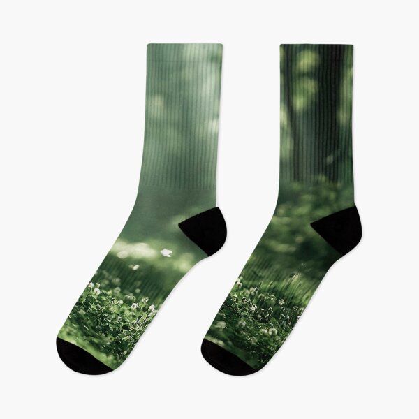 Item preview, Misty Green Forest Floor Wildflowers in Morning Light designed and sold by Nine Lives Studio.