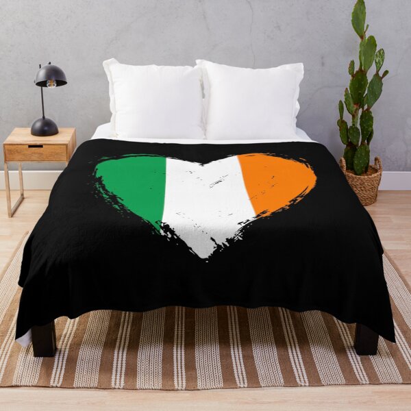 Item preview, Distressed Ireland Flag Heart IE designed and sold by shitpostee.