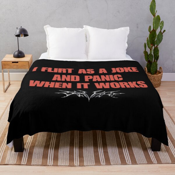 Item preview, I Flirt As a Joke and panic when it works - Funny Flirting Humor designed and sold by SidTastic .