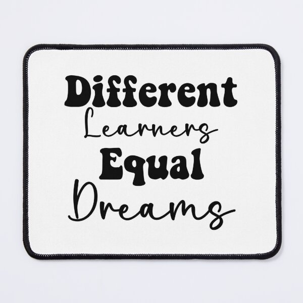 Item preview, Different Learners, Equal Dreams, Teacher designed and sold by CloudyPress.