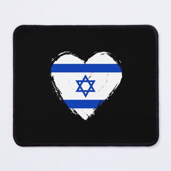 Item preview, Distressed Israel Flag Heart IL designed and sold by shitpostee.