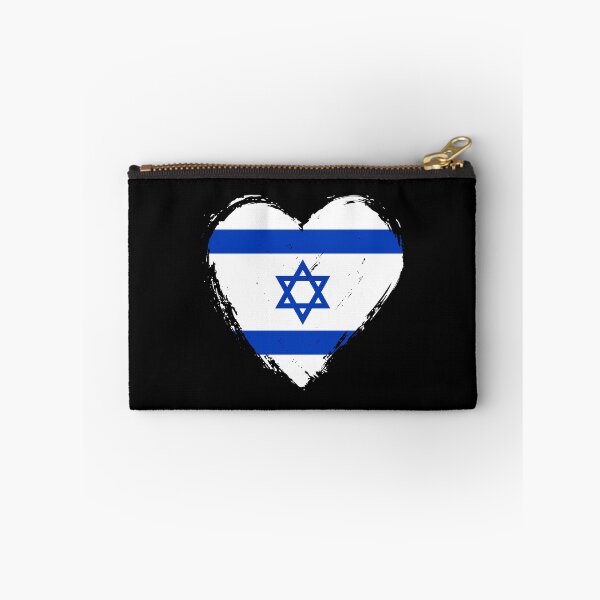 Item preview, Distressed Israel Flag Heart IL designed and sold by shitpostee.