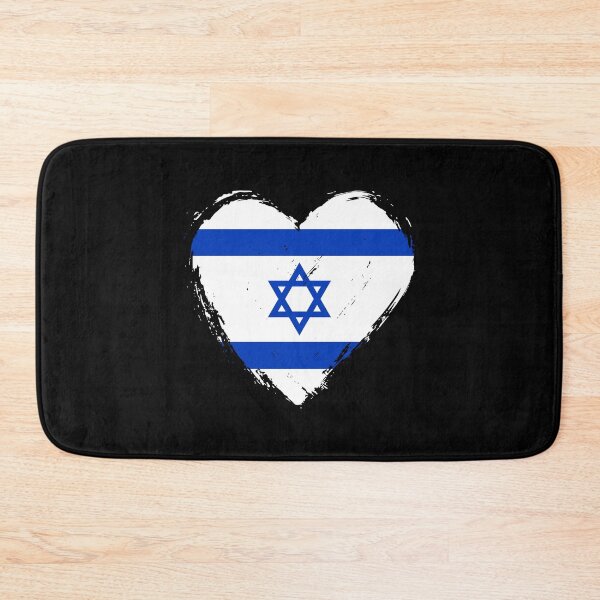 Item preview, Distressed Israel Flag Heart IL designed and sold by shitpostee.