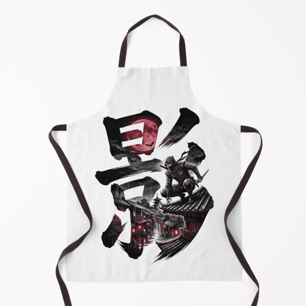 Item preview, Shadow Ninja Kanji Japanese Shinobi Assassin Blood Moon Aesthetic designed and sold by mood-draftsman.