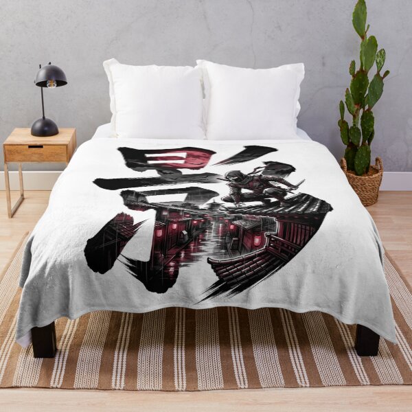 Item preview, Shadow Ninja Kanji Japanese Shinobi Assassin Blood Moon Aesthetic designed and sold by mood-draftsman.