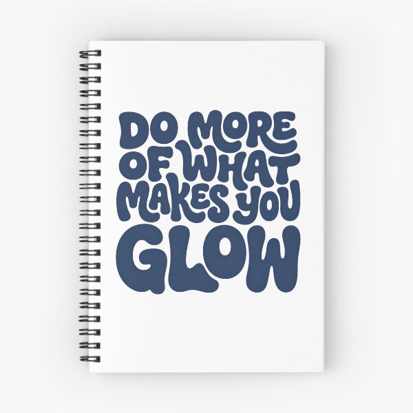 Item preview, Do More Of What Makes You Glow Retro Skincare Quote designed and sold by TangoCharlieNZ.