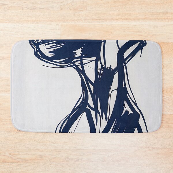 Item preview, Copy of Dallas, Texas, USA - Blue Abstract Art designed and sold by shadow-bloom.