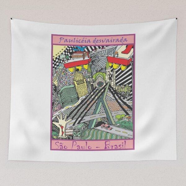 Item preview, Pauliceia Desvairada Sao Paulo - Modernist Pop Art Collage Brazil designed and sold by Sampa In Focus.