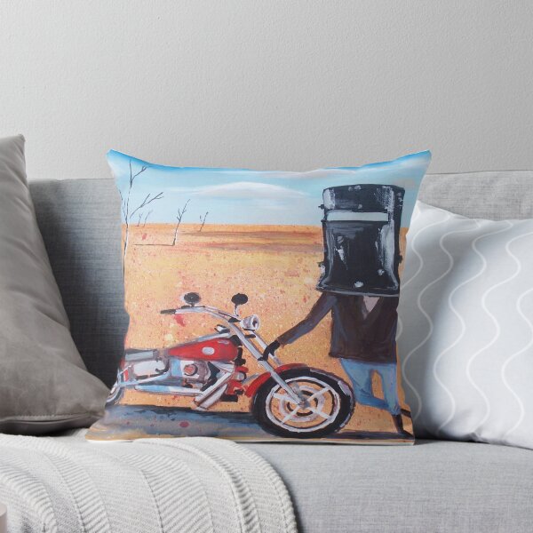 Item preview, Ned Kelly on a Chopper Outback Australia designed and sold by Al Benge - NZ & Australian Art.