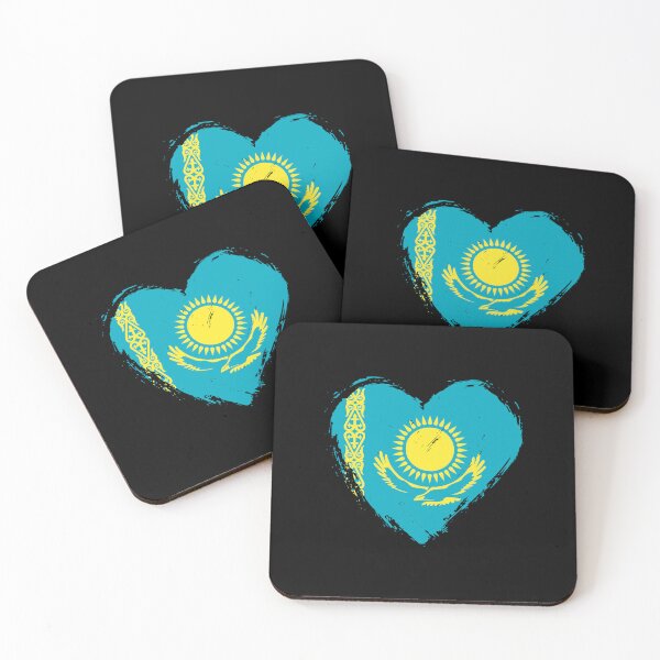 Item preview, Distressed Kazakhstan Flag Heart KZ designed and sold by shitpostee.