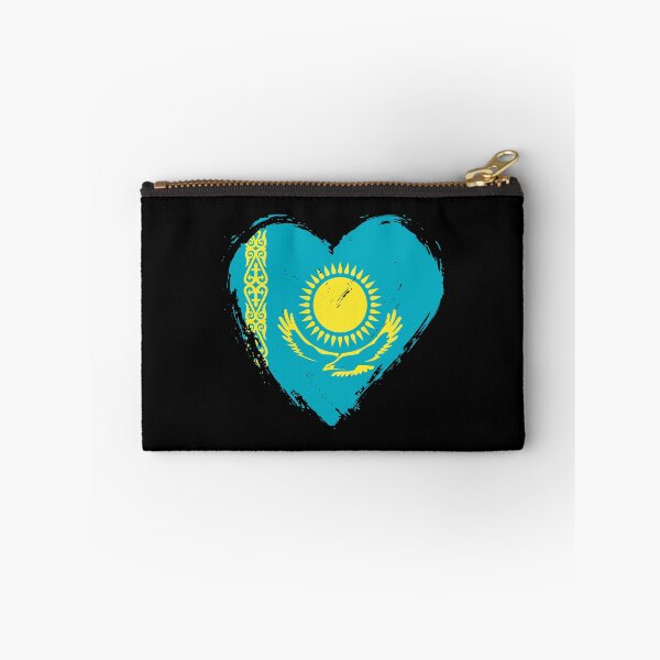 Item preview, Distressed Kazakhstan Flag Heart KZ designed and sold by shitpostee.