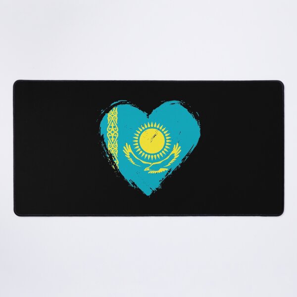 Item preview, Distressed Kazakhstan Flag Heart KZ designed and sold by shitpostee.