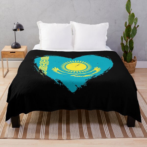 Item preview, Distressed Kazakhstan Flag Heart KZ designed and sold by shitpostee.
