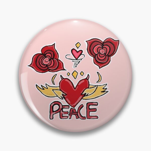 Item preview, Peace Love Wings  designed and sold by Cherry Prism Designs.