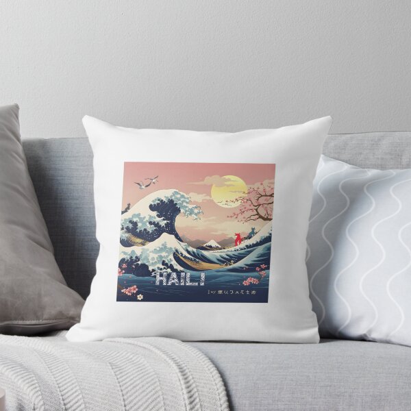 Item preview, Lindo gato japonés ondeando al viento, arte de Hokusai - Camiseta, pegatinas y láminas de regalo para amantes de los gatos designed and sold by ASN STUDIO.