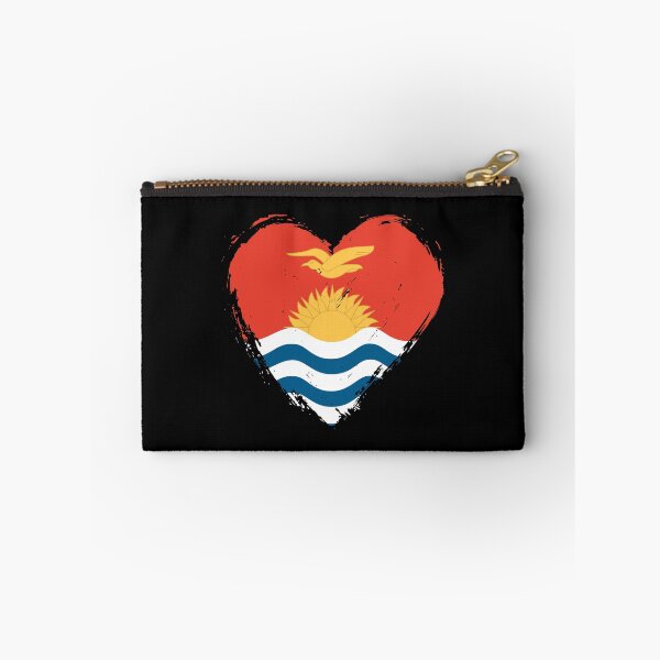 Item preview, Distressed Kiribati Flag Heart KI designed and sold by shitpostee.