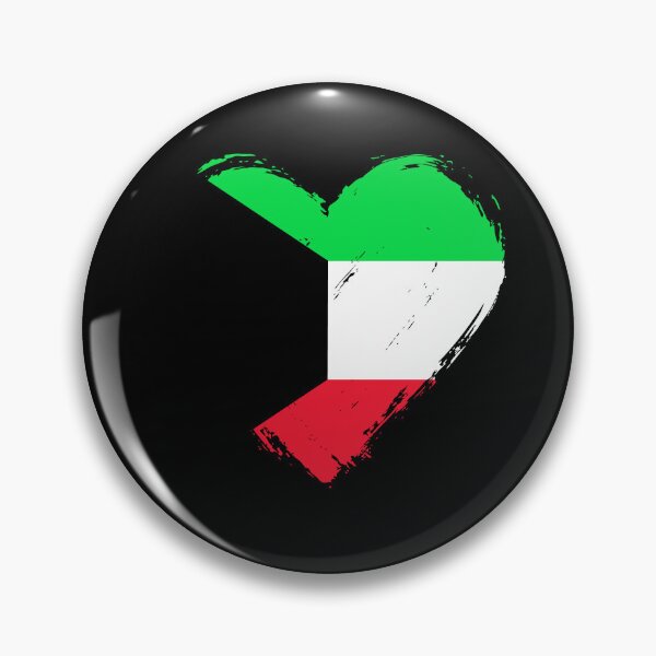 Item preview, Distressed Kuwait Flag Heart KW designed and sold by shitpostee.