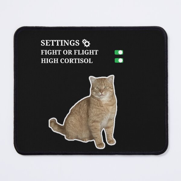 Item preview, Shocked Real Cat Fight or Flight High Cortisol designed and sold by Polax Projects.