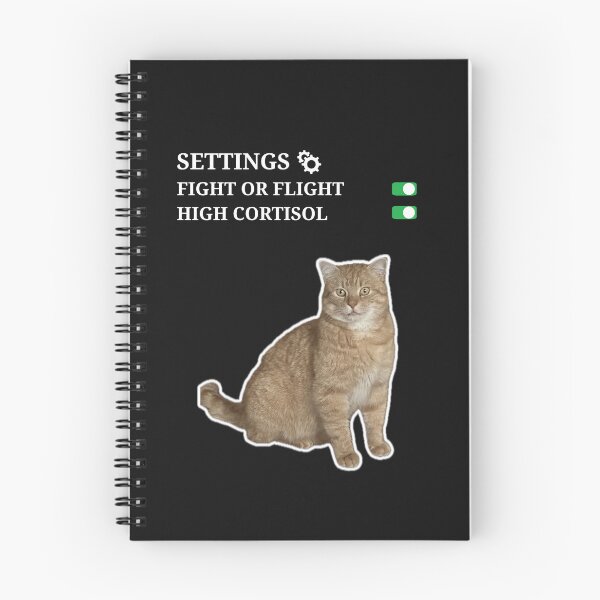 Item preview, Shocked Real Cat Fight or Flight High Cortisol designed and sold by Polax Projects.