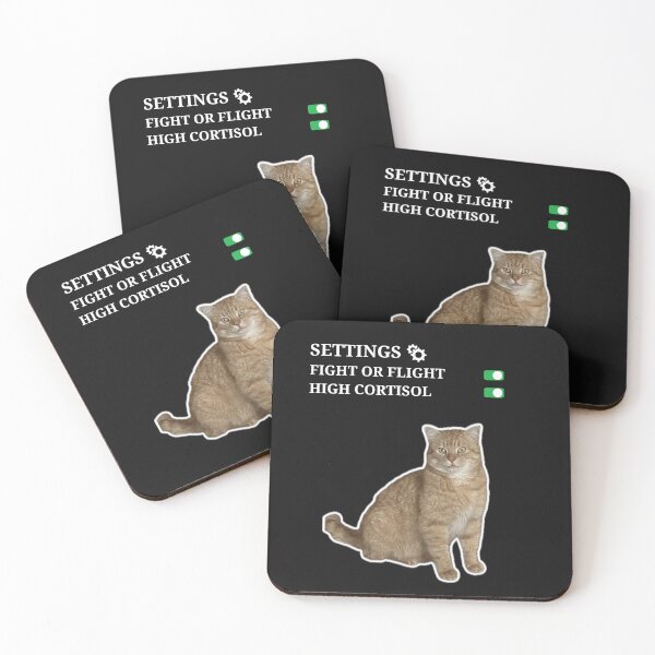 Item preview, Shocked Real Cat Fight or Flight High Cortisol designed and sold by Polax Projects.