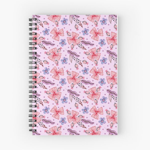 Item preview, Pink Whimsical Watercolor Floral Pattern designed and sold by White Rabbit Design .