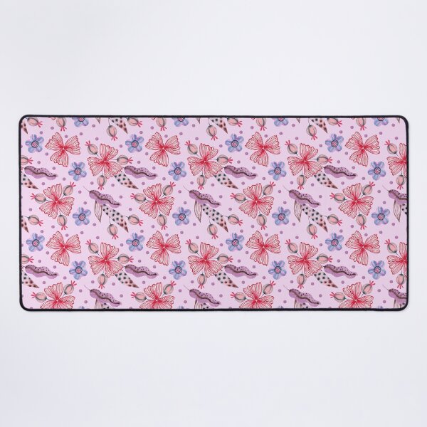 Item preview, Pink Whimsical Watercolor Floral Pattern designed and sold by White Rabbit Design .
