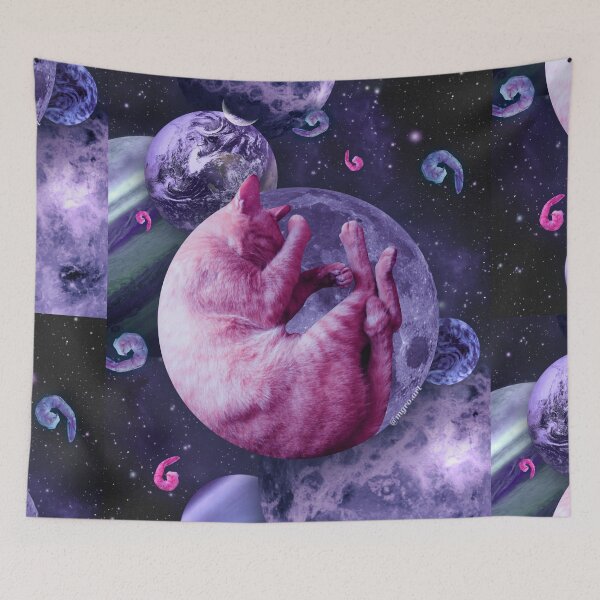Item preview, Cat shrimp in space. Blue designed and sold by mgro-art.