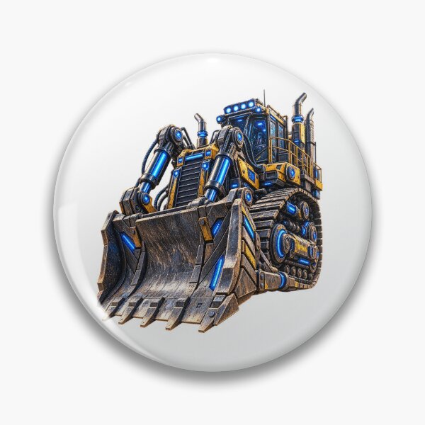 Item preview, Steel Bulldozer V5+ — Cybernetic Heavy Machinery | Futuristic Construction Machine designed and sold by SteelCoat Studio.