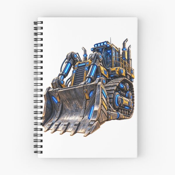 Item preview, Steel Bulldozer V5+ — Cybernetic Heavy Machinery | Futuristic Construction Machine designed and sold by SteelCoat Studio.