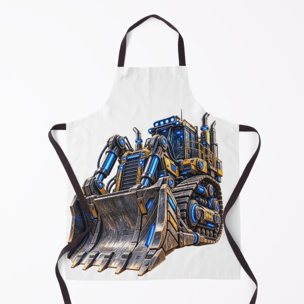 Item preview, Steel Bulldozer V5+ — Cybernetic Heavy Machinery | Futuristic Construction Machine designed and sold by SteelCoat Studio.