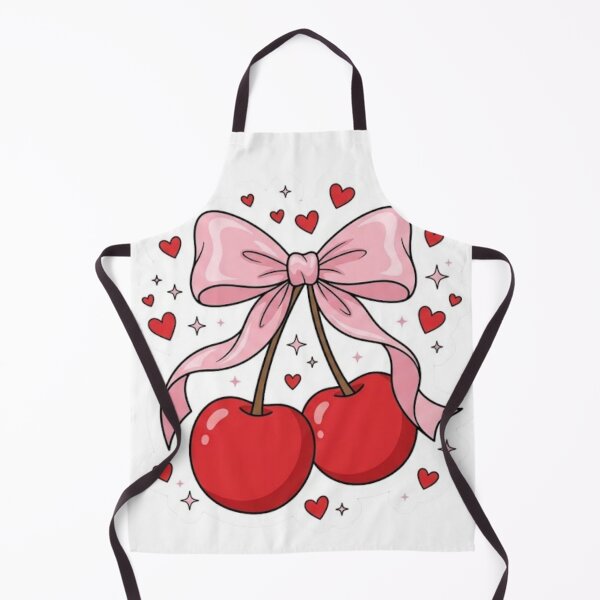 Item preview, Coquette Cherries with Pink Ribbon designed and sold by conamor-bymel.