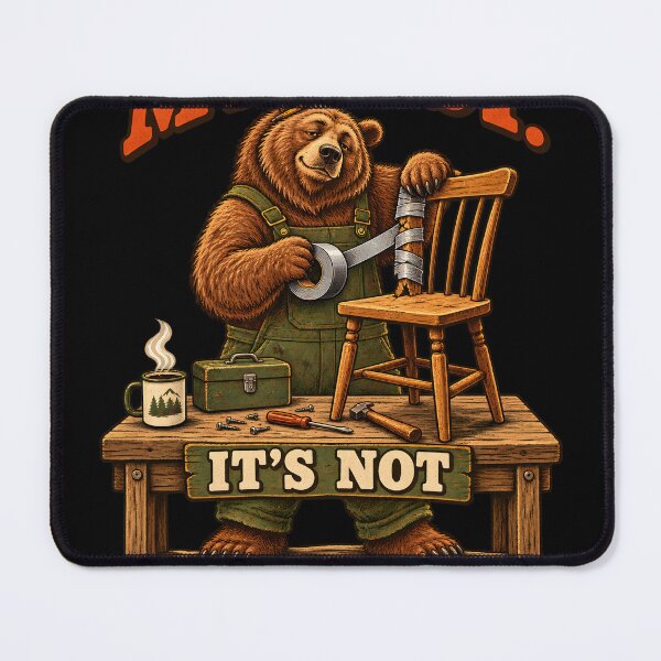Item preview, I’m Doing My Best It’s Not Much – Funny Bear DIY Humor designed and sold by Ajdaprint.