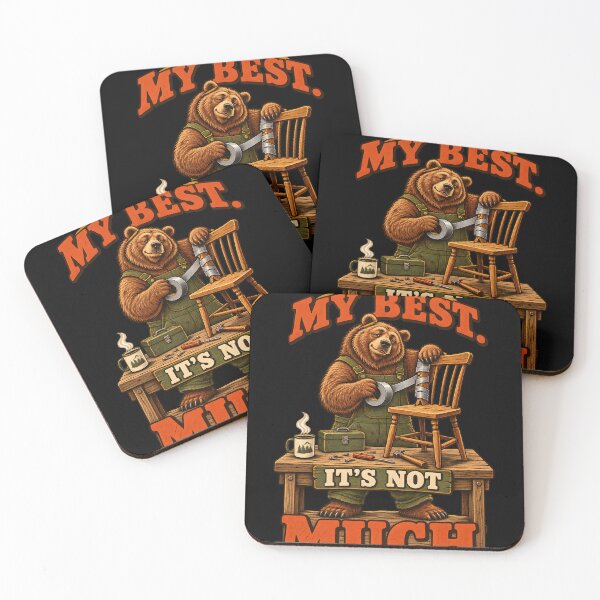 Item preview, I’m Doing My Best It’s Not Much – Funny Bear DIY Humor designed and sold by Ajdaprint.