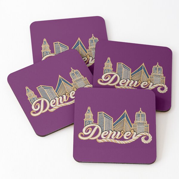 Item preview, Denver Continuous Line Skyline designed and sold by Rocky Mountain Artistry.