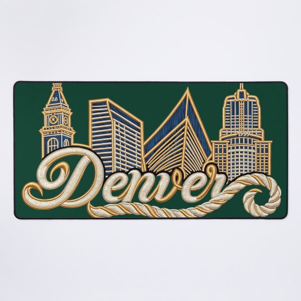 Item preview, Denver Continuous Line Skyline designed and sold by Rocky Mountain Artistry.