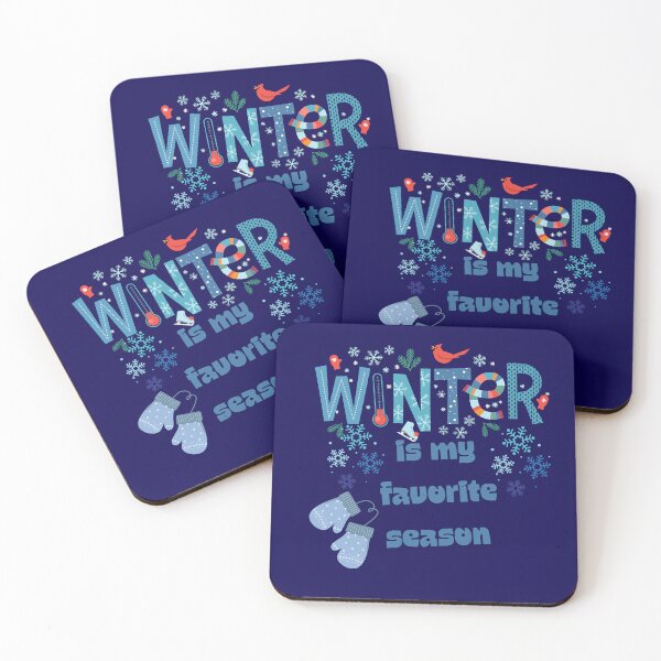 Item preview, Winter Is My Favorite Season Funny Winter Design designed and sold by bloombyomnia.