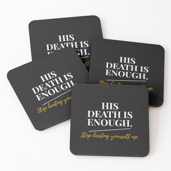Item preview, HIS Death Is Enough | Christian Faith Quote | Jesus Christ Typography designed and sold by QuietRootStudio.