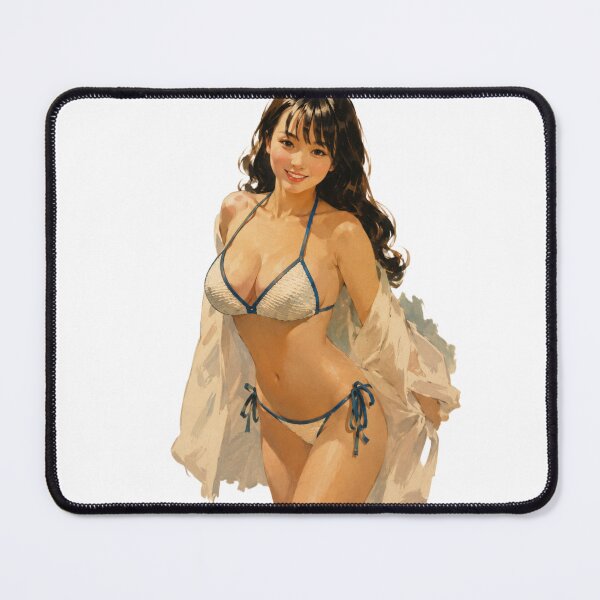 Item preview, Vintage Summer Pin-Up Girl | Retro Beach Babe in Bikini designed and sold by Cosplayvintage.