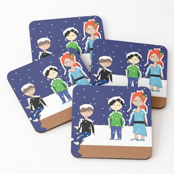 Item preview, Snowy Cliff (Freddie, Johnny, Julia) designed and sold by GooglyEyes-.