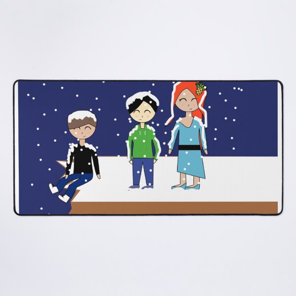 Item preview, Snowy Cliff (Freddie, Johnny, Julia) designed and sold by GooglyEyes-.