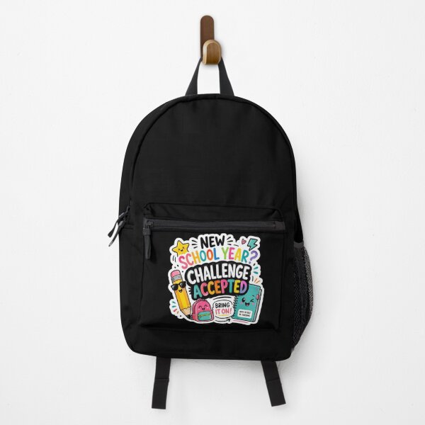 Item preview, New School Year Challenge Accepted Cute Colorful Back to School Design designed and sold by GusiaTreasures.