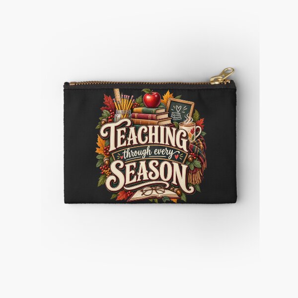 Item preview, Teaching Through Every Season – Cozy Autumn Teacher Design designed and sold by astersgraphics.