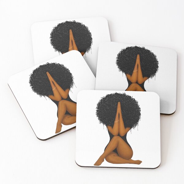 Item preview, Black Woman Afro Illustration  designed and sold by LC&LCPlatform.