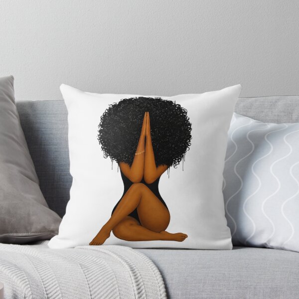 Item preview, Black Woman Afro Illustration  designed and sold by LC&LCPlatform.